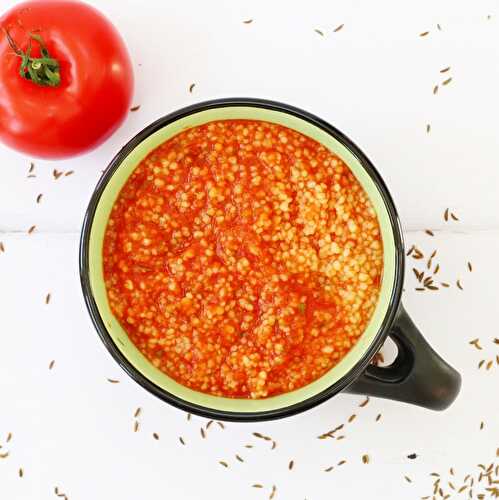 M'Deshesha: Tomato and Couscous Soup