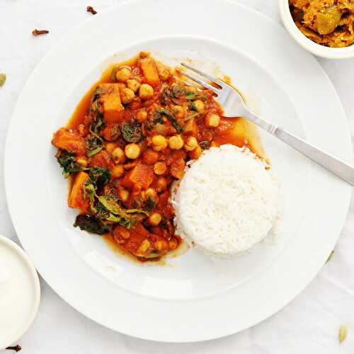 Simply Gluten Free: Butternut Squash and Spinach Curry