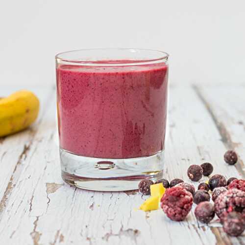 Red Berry Smoothie with Ginger
