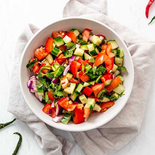 Indian Kachumber Salad