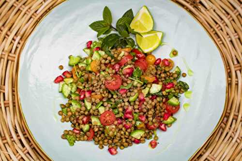 Tabbouleh of lentils