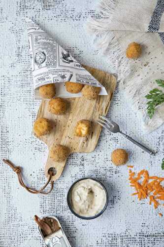 Spicy carrot croquettes with aniseed