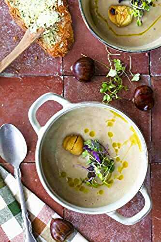 Chestnut soup, natural charm on your plate