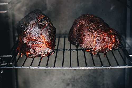 Coffee-Rubbed Smoked Pork Butt | Serving Tonight