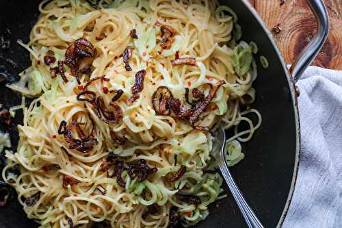 Szechuan Miso Noodles with Crispy Shallots | Serving Tonight