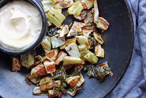 What to do with cauliflower stems and leaves! | Serving Tonight