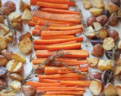 101: roasted vegetables | Sheri Silver - living a well-tended life... at any age