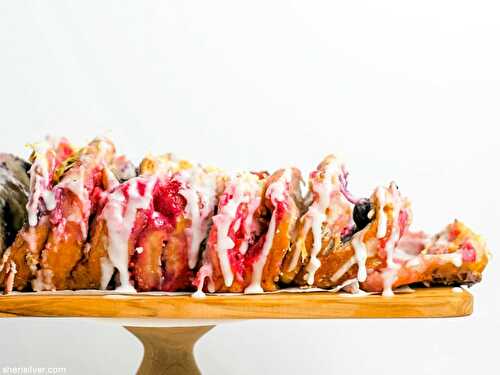 Berry pull apart loaf | Sheri Silver - living a well-tended life... at any age