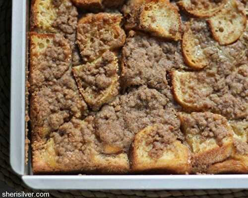 Brunch, part one: cinnamon streusel french toast | Sheri Silver - living a well-tended life... at any age