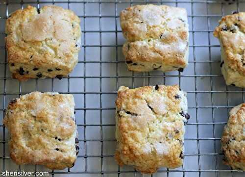 Chocolate chip scones | Sheri Silver - living a well-tended life... at any age