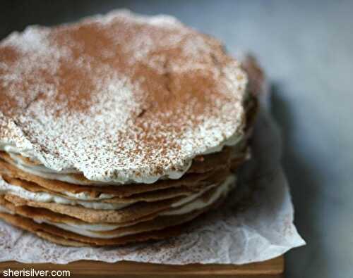 Cinnamon cream torte