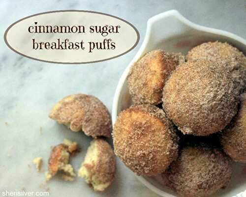 Cinnamon sugar breakfast puffs