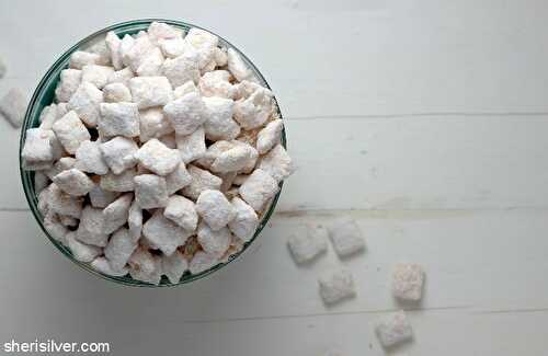 Coconut macaroon muddy buddies | Sheri Silver - living a well-tended life... at any age