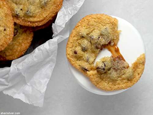 Cookie jar: chewy "stuffed" chocolate chip cookies | Sheri Silver - living a well-tended life... at any age