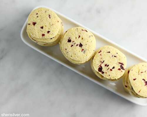Cookie jar: cranberry lime cornmeal cookies | Sheri Silver - living a well-tended life... at any age