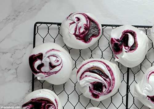 Cookie jar: fruit swirled meringue cookies | Sheri Silver - living a well-tended life... at any age