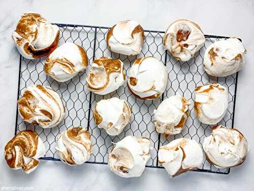 Cookie jar: nutella swirled meringues | Sheri Silver - living a well-tended life... at any age