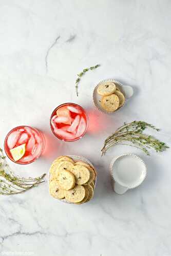 Cookie jar: parmesan thyme crackers | Sheri Silver - living a well-tended life... at any age