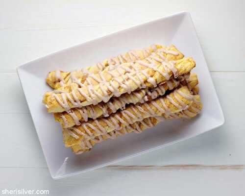 Cookie jar: pumpkin cheesecake twists | Sheri Silver - living a well-tended life... at any age