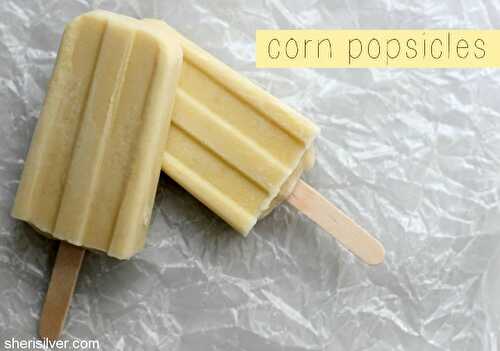 Corn popsicles