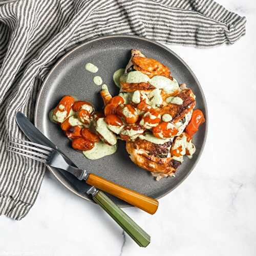 Dinner irl: basil halloumi chicken | Sheri Silver - living a well-tended life... at any age
