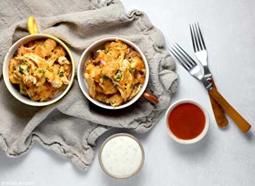 Dinner "irl": buffalo chicken totchos | Sheri Silver - living a well-tended life... at any age