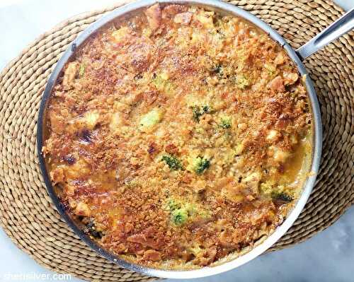 Dinner irl: one-pan cheesy chicken, broccoli and rice | Sheri Silver - living a well-tended life... at any age