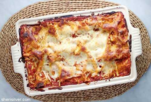 Dinner irl: the best roasted vegetable lasagna! | Sheri Silver - living a well-tended life... at any age