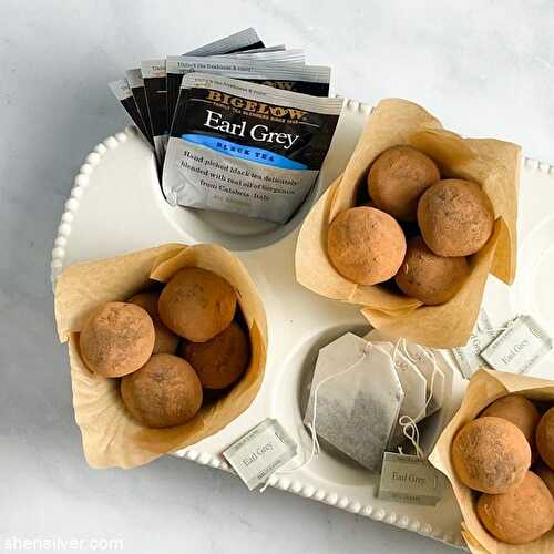 Earl grey truffles | Sheri Silver - living a well-tended life... at any age