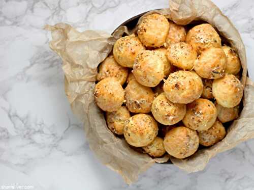 (Easy) homemade holiday: "everything" gougeres | Sheri Silver - living a well-tended life... at any age