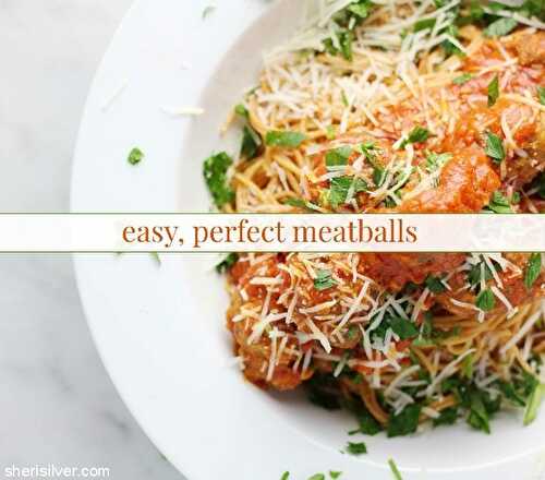 Favor-"ette": a meatball tip | Sheri Silver - living a well-tended life... at any age