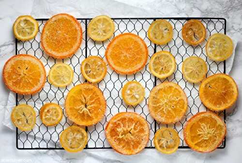 Favor-"ette": candied citrus slices | Sheri Silver - living a well-tended life... at any age