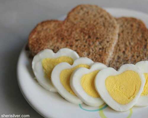 Favor-"ette": heart-shaped egg | Sheri Silver - living a well-tended life... at any age