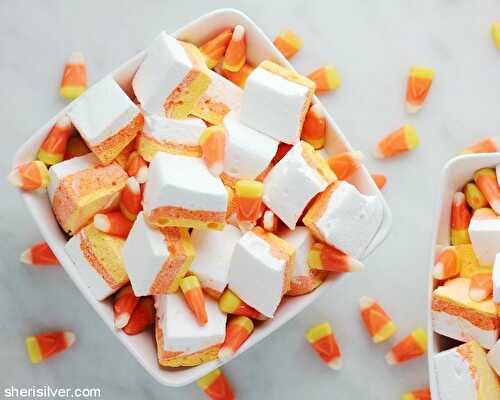 Halloween "in the house": candy corn marshmallows | Sheri Silver - living a well-tended life... at any age