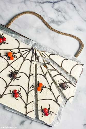 Halloween "in the house": cobweb bark | Sheri Silver - living a well-tended life... at any age