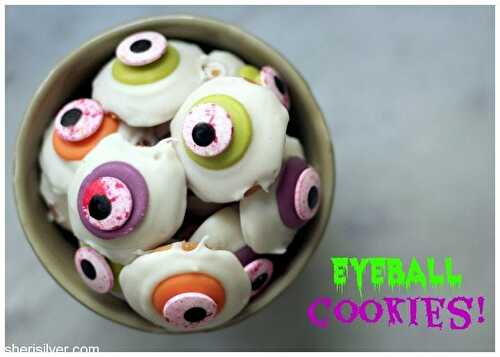 Halloween "in the house": eyeball cookies | Sheri Silver - living a well-tended life... at any age