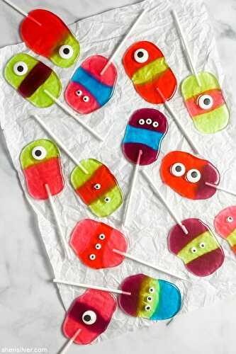 Halloween "in the house": monster lollipops | Sheri Silver - living a well-tended life... at any age