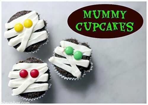 Halloween “in the house”: mummy cupcakes | Sheri Silver - living a well-tended life... at any age