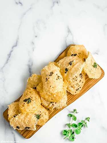Herbed parmesan tuiles | Sheri Silver - living a well-tended life... at any age