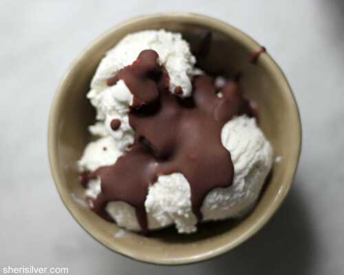 Homemade magic shell