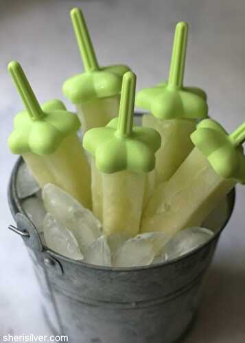 Honeydew-lime ice pops | Sheri Silver - living a well-tended life... at any age