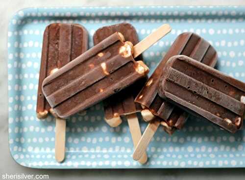 Hot cocoa popsicles