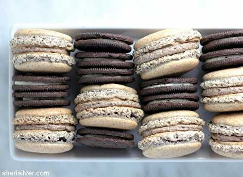 It's in the bag: cookies & cream macarons | Sheri Silver - living a well-tended life... at any age