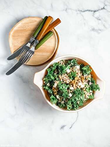 Kale farro salad | Sheri Silver - living a well-tended life... at any age