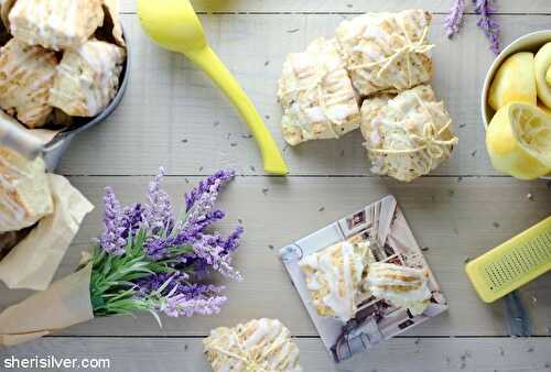 Lavender-lemon scones {gluten-free} | Sheri Silver - living a well-tended life... at any age
