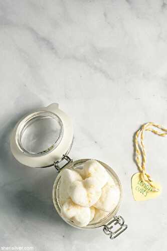 Lemon sugar cubes | Sheri Silver - living a well-tended life... at any age
