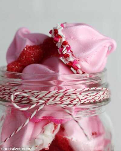 Meringue kisses for valentine's day! | Sheri Silver - living a well-tended life... at any age