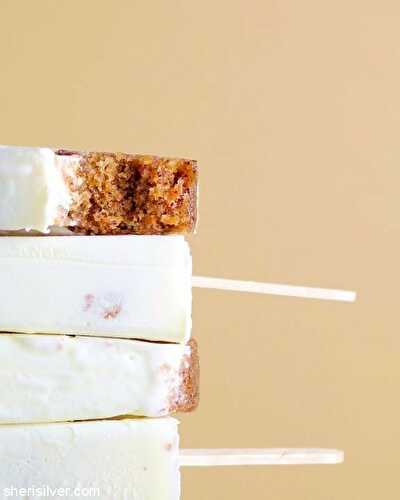 Pop! goes my summer: carrot cake popsicles | Sheri Silver - living a well-tended life... at any age