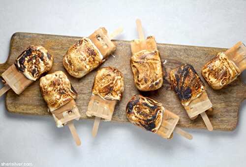 Pop! goes my summer: fluffernutter popsicles | Sheri Silver - living a well-tended life... at any age