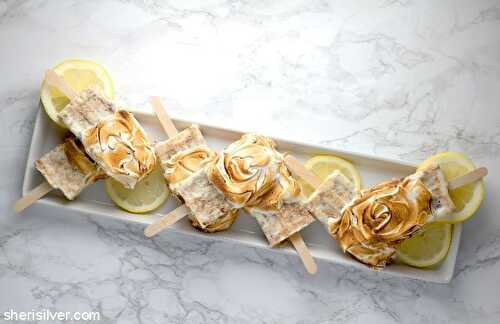 Pop! goes my summer: lemon meringue pops | Sheri Silver - living a well-tended life... at any age